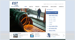 Desktop Screenshot of esttoolsteel.com